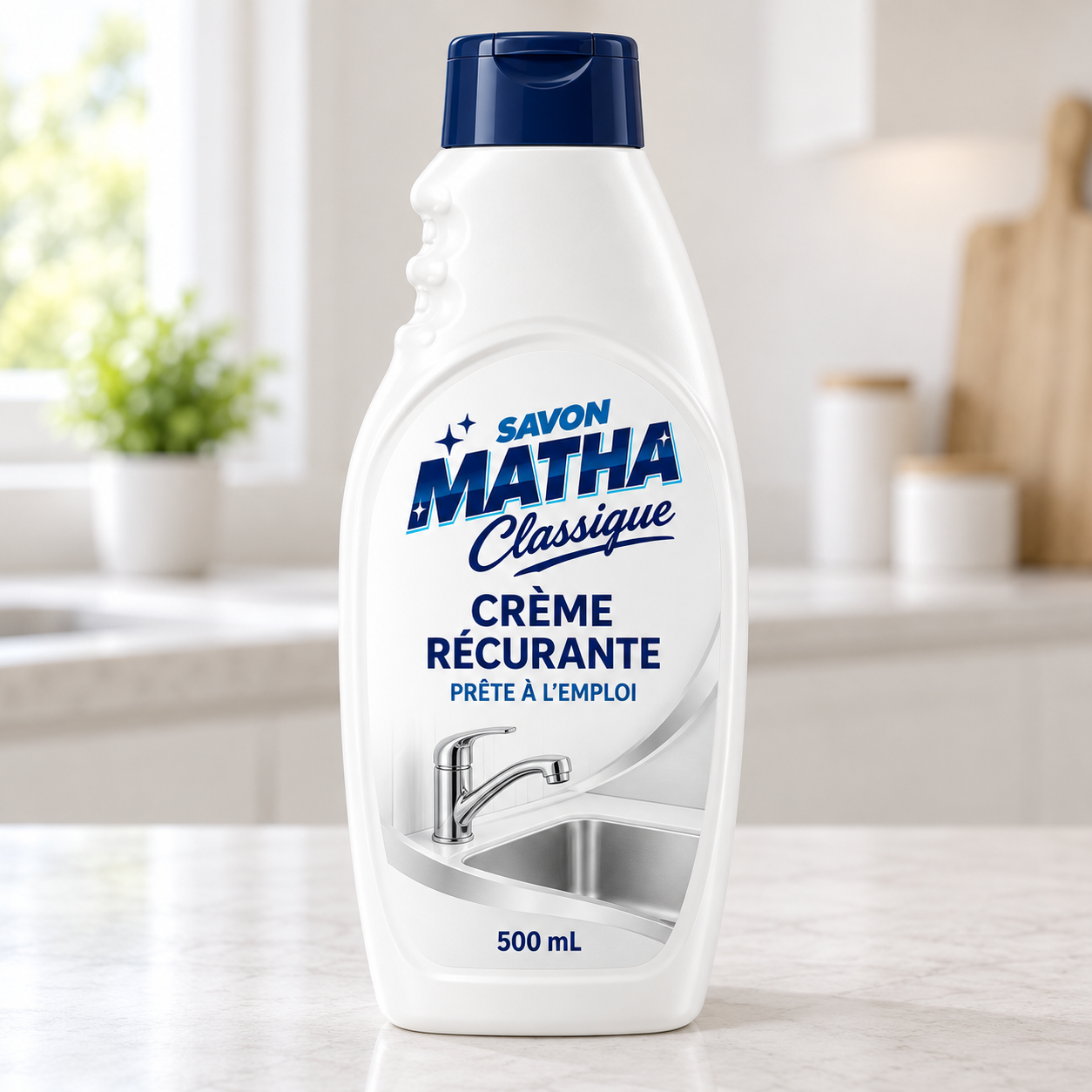 Savon Matha Classique — Crème récurante, 500 mL, bouteille entière